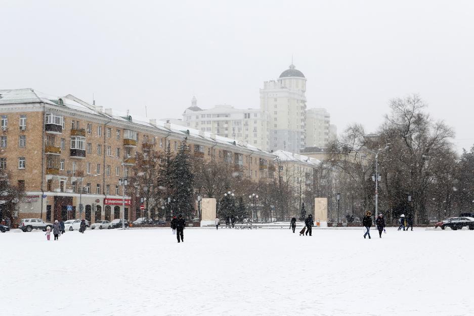 Белгород встречает первый снег - Изображение 17