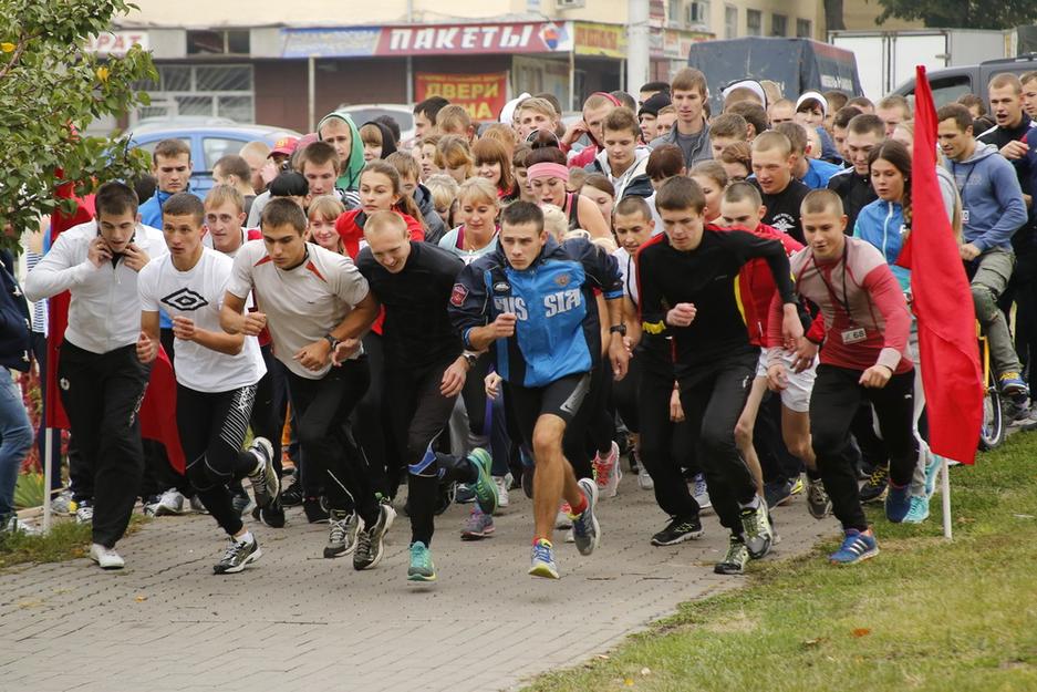 Около 200 белгородцев вышли на массовый забег - Изображение 1