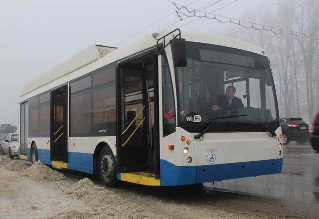 В Белгороде тестируют троллейбус на аккумуляторах