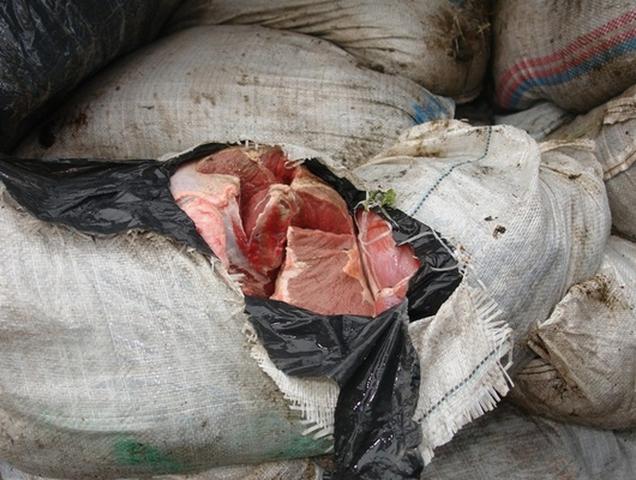 Более 20 тонн мяса неизвестного происхождения задержали в Алексеевском районе