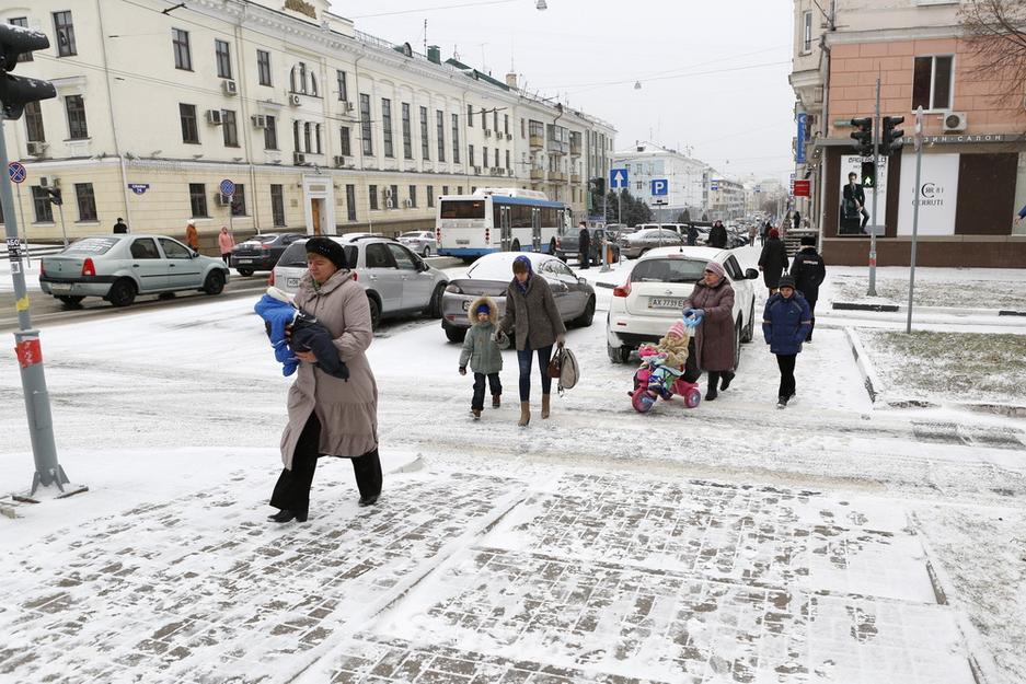 Белгород встречает первый снег - Изображение 6