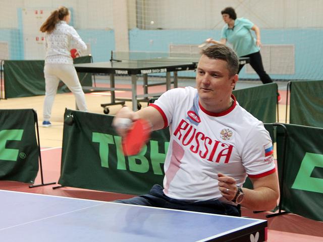 В Белгороде впервые прошёл турнир по настольному теннису среди колясочников