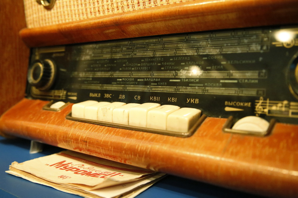 Радиоприёмник из музея связи. Фото Вадима Заблоцкого