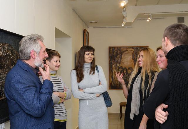 В выставочном зале «Родина» открылась юбилейная выставка Юрия Чернышёва