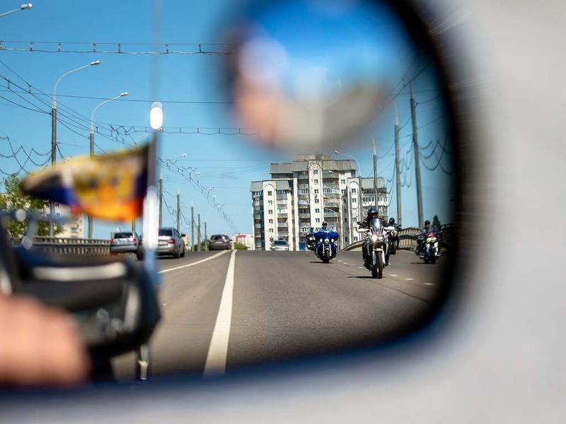 В Белгороде прошёл мотопробег, посвящённый 75-летию Победы (фоторепортаж)