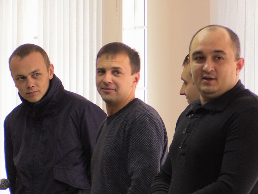 Трое из «криминального квартета». Фото пресс-службы Белгородского областного суда