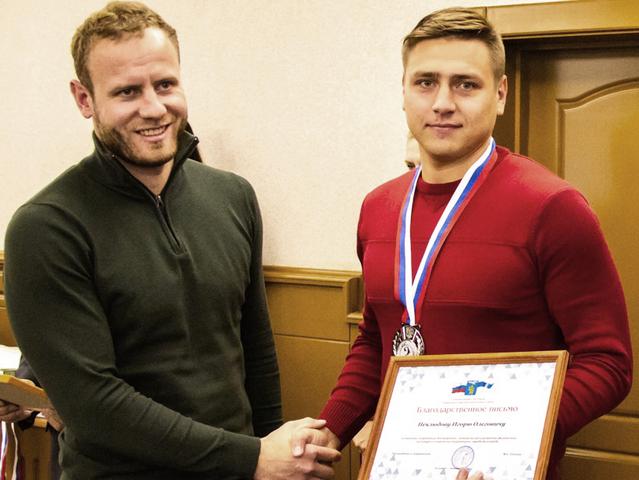 В белгородском гандболе впервые появился мастер спорта международного класса