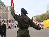 Кадры Дня Победы в Белгороде: парад и «Бессмертный полк» - Изображение 34