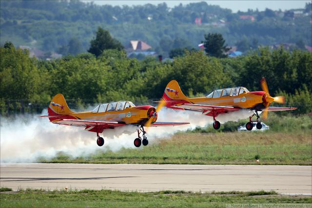 В Белгороде впервые выступит пилотажная группа «Первый полёт» на самолётах Як-52