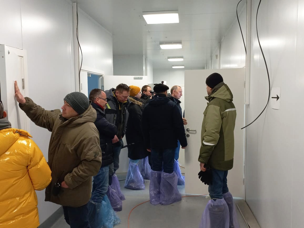 В строящемся инфекционном центре под Белгородом идёт чистовая отделка помещений