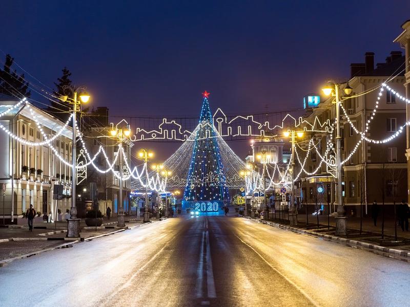 В Белгороде зажгли главную ёлку области