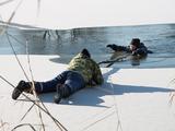 Белгородские спасатели провели учения на льду - Изображение 10