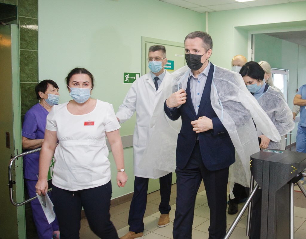 Вячеслав Гладков оценил состояние белгородской областной больницы