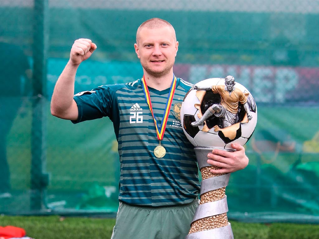 Староосколец Денис Коршиков выиграл международный турнир по футболу 6 х 6