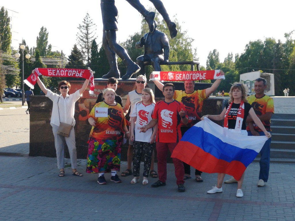 Белгород присоединился к челленджу в поддержку сборной России по волейболу (видео)