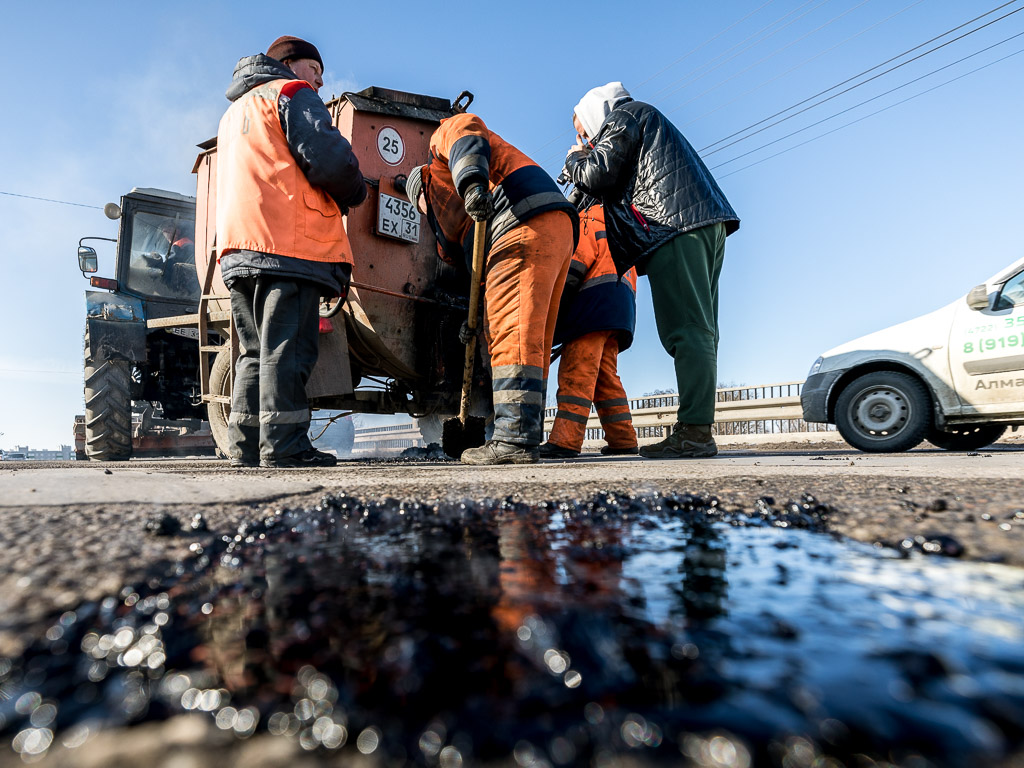Ямочный ремонт в Белгородской области завершили на 87 %