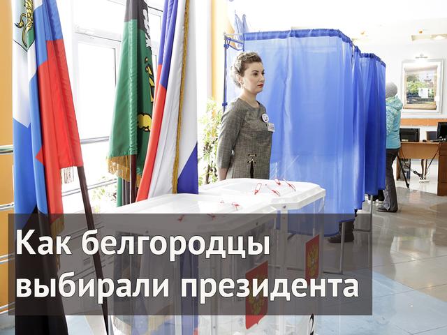 Как в Белгородской области проходят выборы президента России