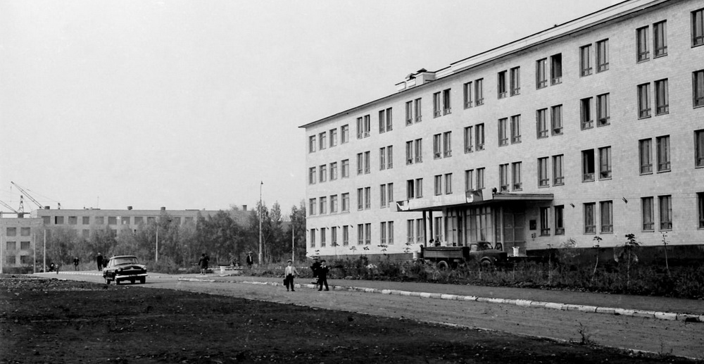 Здание пединститута на улице Жданова в Белгороде, 1967 год