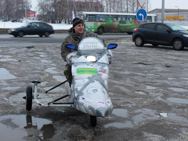 Белгородцы отправились на скутерах в зимний пробег