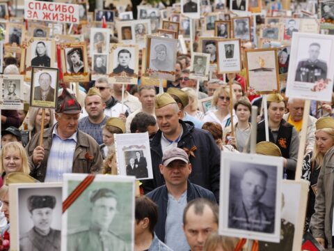 75 тысяч человек прошли в белгородском «Бессмертном полку»