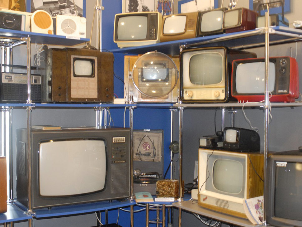 Выставка телевизоров Музея связи