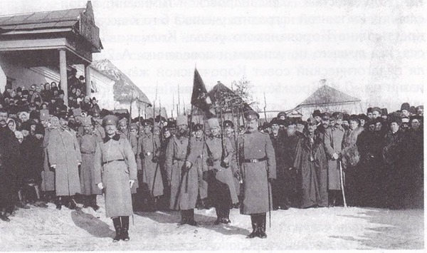 Проводы на фронт Корочанского пехотного полка
