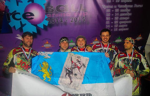 Белгородские пейнтболисты победили на втором этапе серии Ice Ball