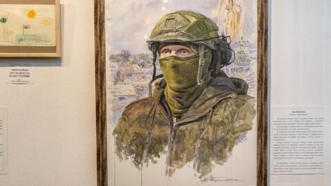 Портрет бойца с позывным Скиф