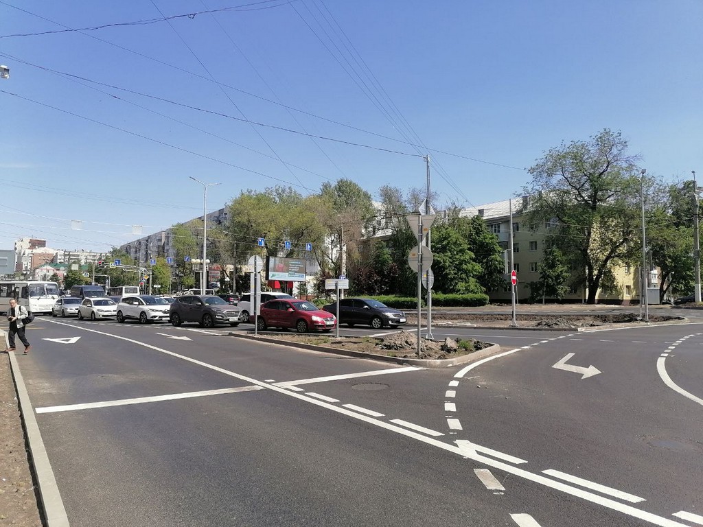 В Белгороде дорожники завершают ремонт развязки на улице Победы