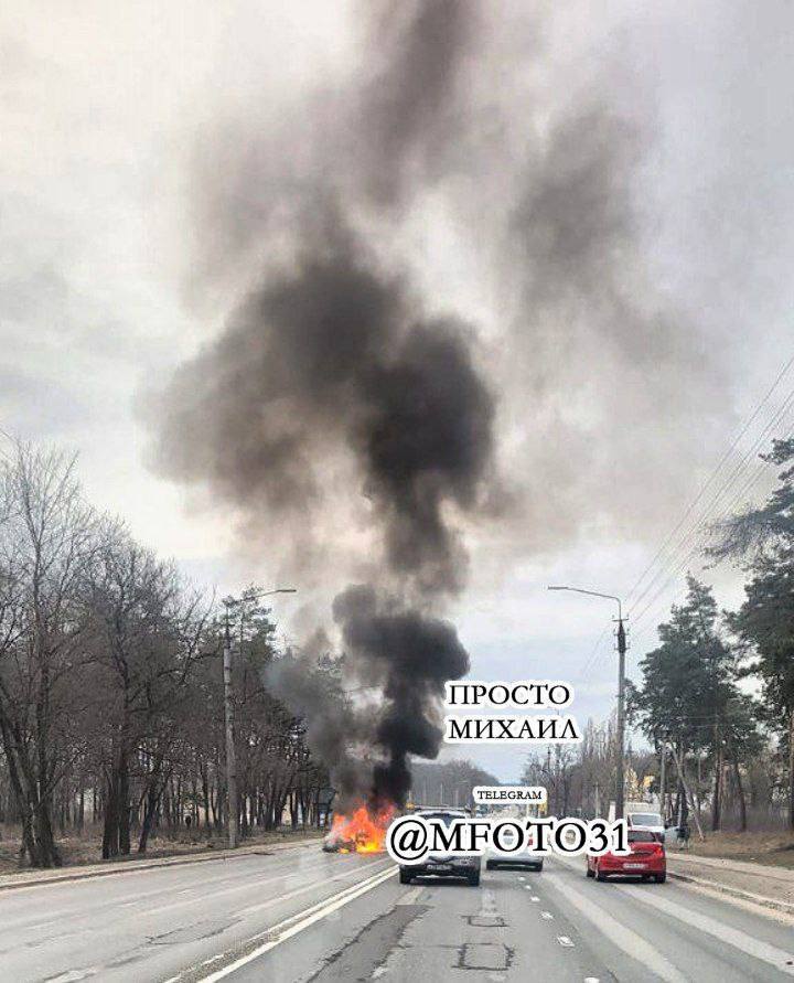 В Белгороде во время ракетной атаки погиб водитель легкового авто