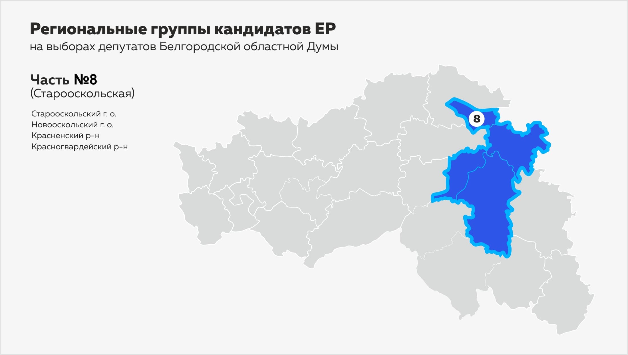 Кто идёт на выборы от «Единой России»: региональная группа № 8