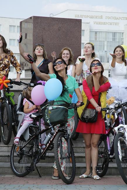 В Белгороде прошёл ежегодный велодевичник - Изображение 4