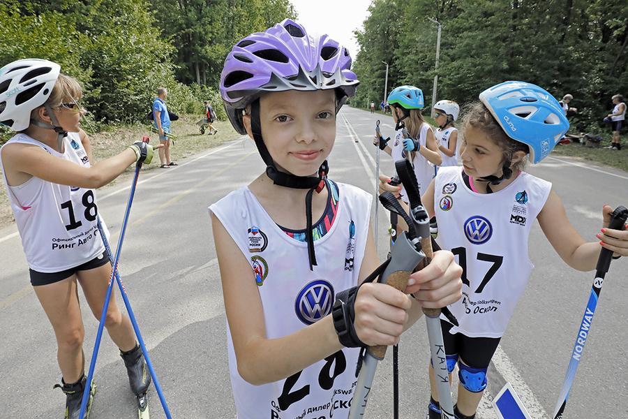В Белгороде прошли любительские соревнования по лыжероллерам