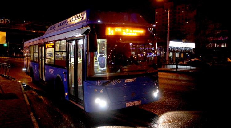 В Белгороде запускают ночной автобус